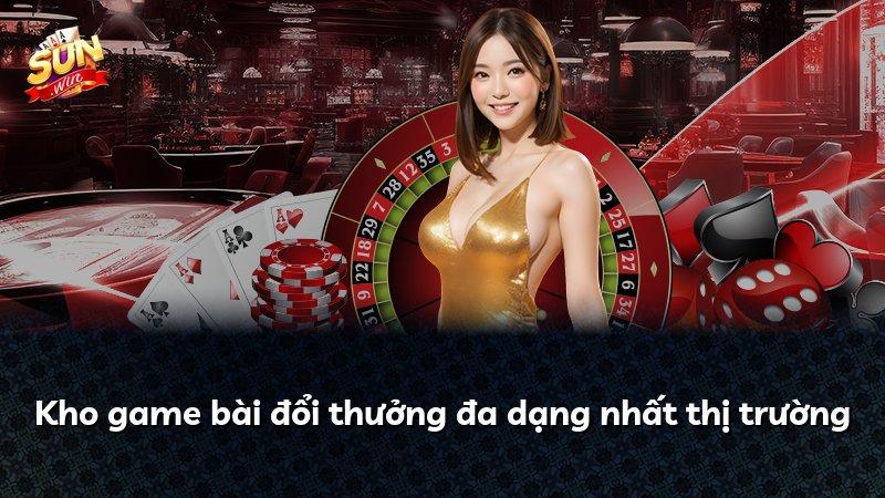 Kho game bài đổi thưởng đa dạng nhất thị trường