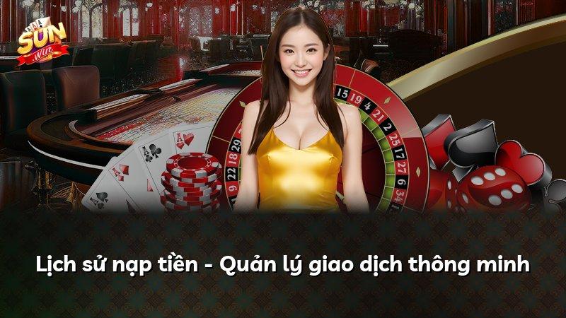 Lịch sử nạp tiền - Quản lý giao dịch thông minh